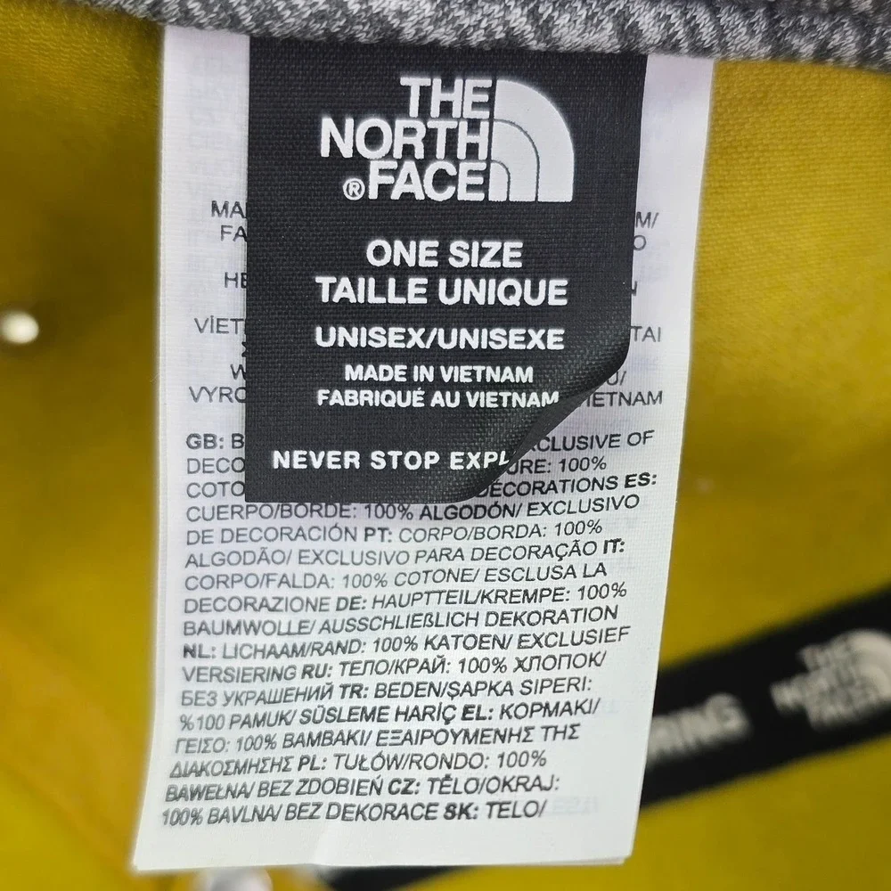 The North Face Desert Joshua Tree Patch‎ Snapback Hat Mustard Yellow Unisex OSFA
